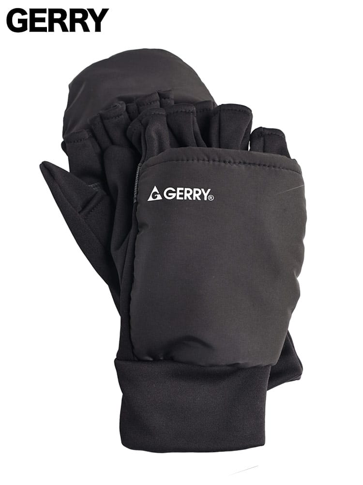 裏起毛 フード ミトン 手袋 (GERRY) ジェリー 大きいサイズ メンズ