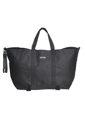 EMPORIO ARMANI (エンポリオアルマーニ) ロゴ ストライプ トートバッグ 