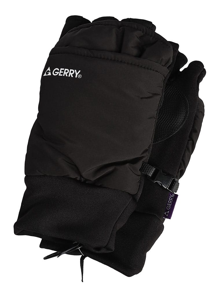 フードミトン グローブ 2WAY 滑り止め付 手袋 ゴルフ スポーツ アウトドア 大きいサイズ メンズ