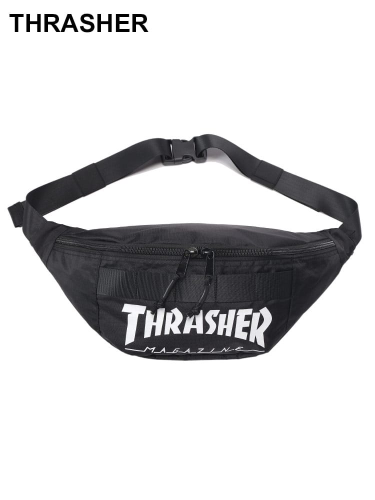THRASHER (スラッシャー) ロゴプリント 迷彩柄 ウエストバッグ