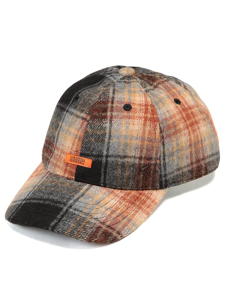 キャップ 大きいサイズ メンズ 帽子 ウール チェック柄 キングサイズ カジュアル ギフト