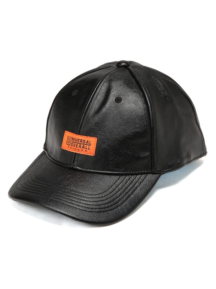 キャップ 大きいサイズ メンズ 帽子 ヴィンテージ 合成皮革 ワンポイント キングサイズ カジュアル ギフト