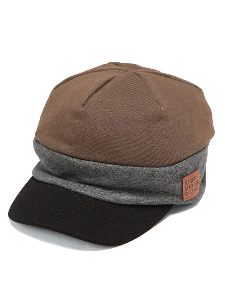 キャスケット 大きいサイズ メンズ 帽子 2トーン スウェット バイカラー キングサイズ カジュアル ギフト