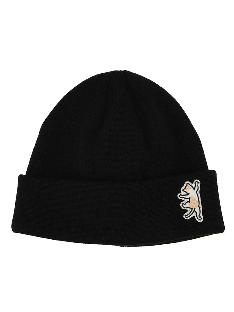 ニット帽 大きいサイズ メンズ 帽子 ワッペン アクリル ニットワッチ キングサイズ カジュアル ギフト