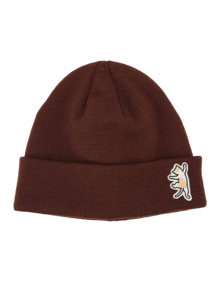 ニット帽 大きいサイズ メンズ 帽子 ワッペン アクリル ニットワッチ キングサイズ カジュアル ギフト