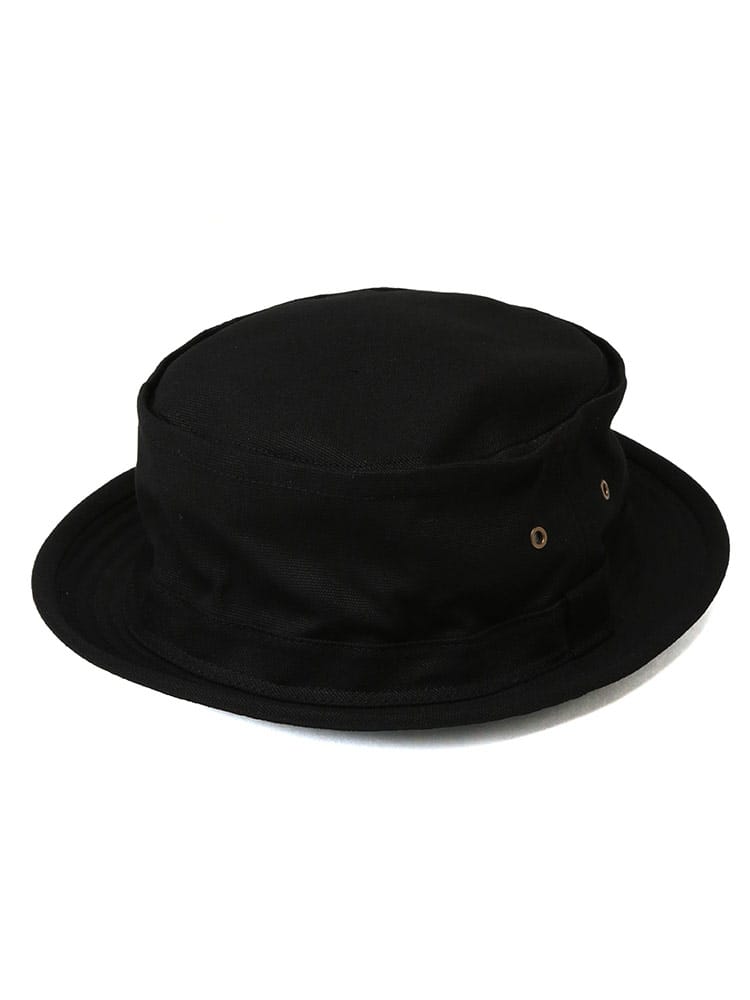 ポークパイハット コットンキャンバス  帽子 ツバ付き 日よけ 大きいサイズ メンズ 