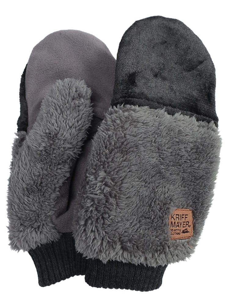 【WEB先行値下げ】手袋 ミトングローブ ボア 切り替え 指なし キングサイズ 裏起毛 防寒 秋 冬 大きいサイズ メンズ