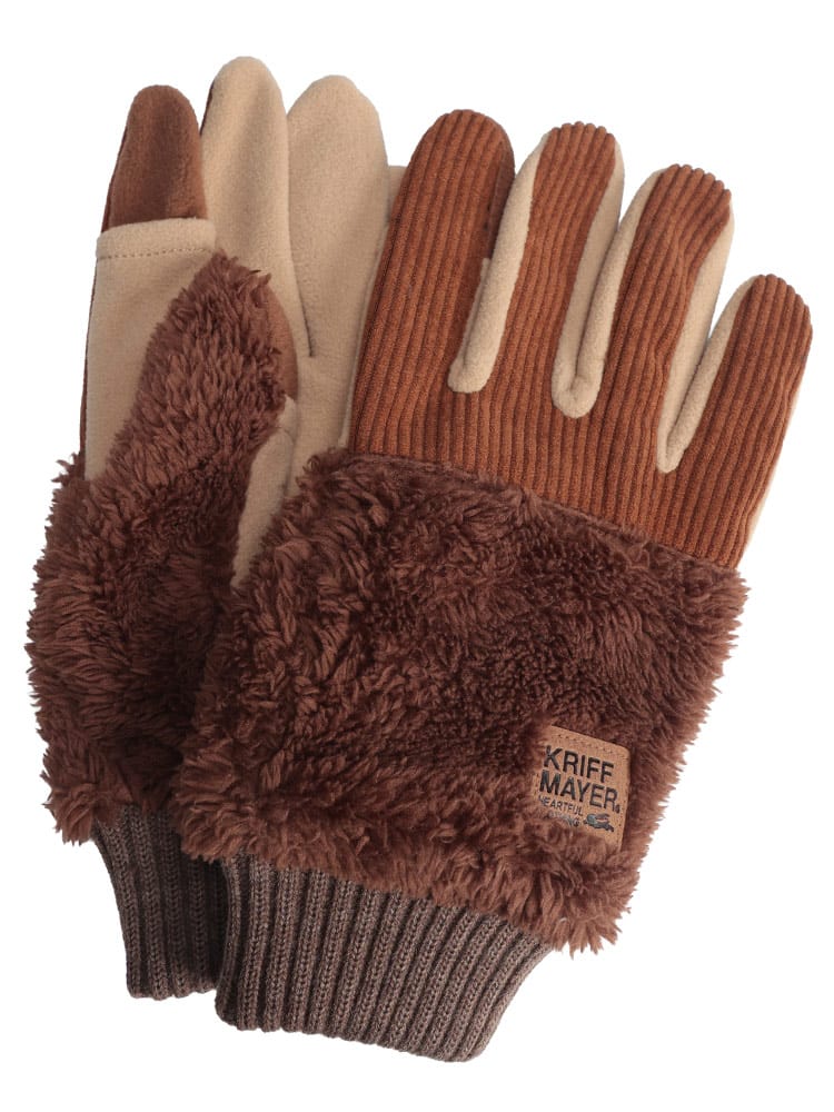 【WEB先行値下げ】手袋 グローブ ダイレクトタッチ ボア 切り替え キングサイズ リブ 防寒 秋 冬 大きいサイズ メンズ