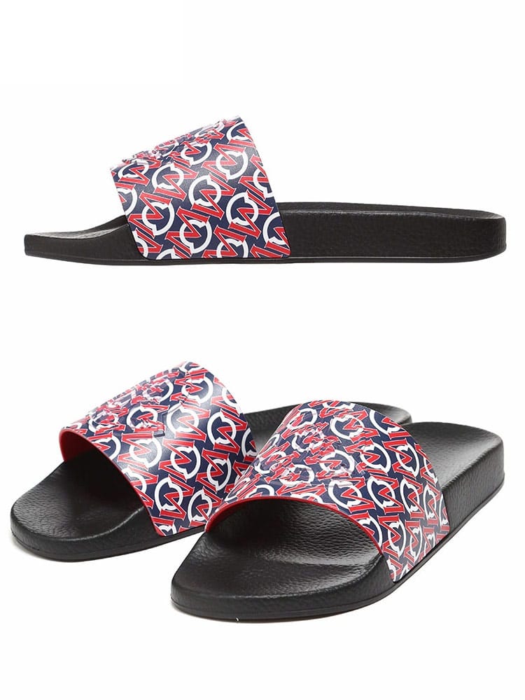 MONCLER (モンクレール) プリント 3Dロゴ スライドサンダル BASILE MC4C7004002SUQ ブランド