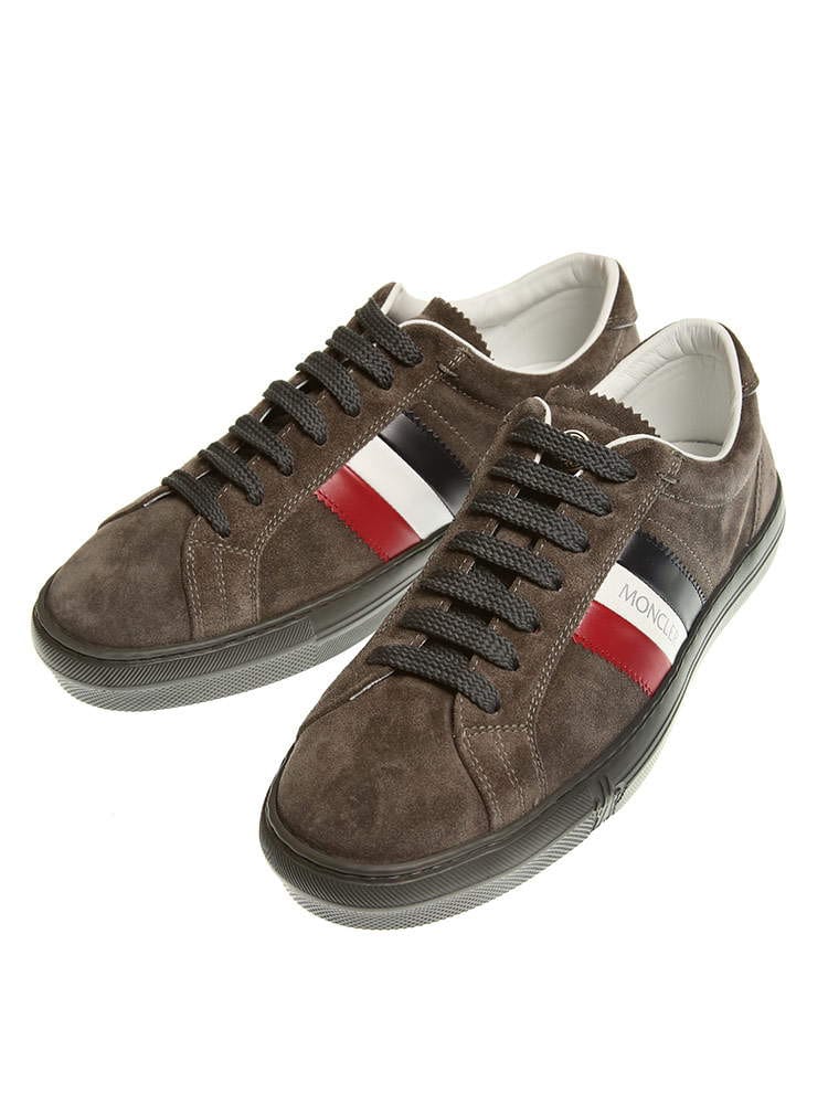 MONCLER モンクレール レザー トリコロール ローカット スニーカー NEW MONACO ブランド メンズ 靴 MC4M7144001A96