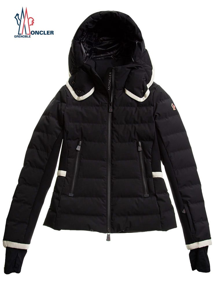 MONCLER GRENOBLE (モンクレール グルノーブル) 撥水ナイロン フード フルジップ ダウンジャケット Lamoura MCLGNLAMOURA01 レディース