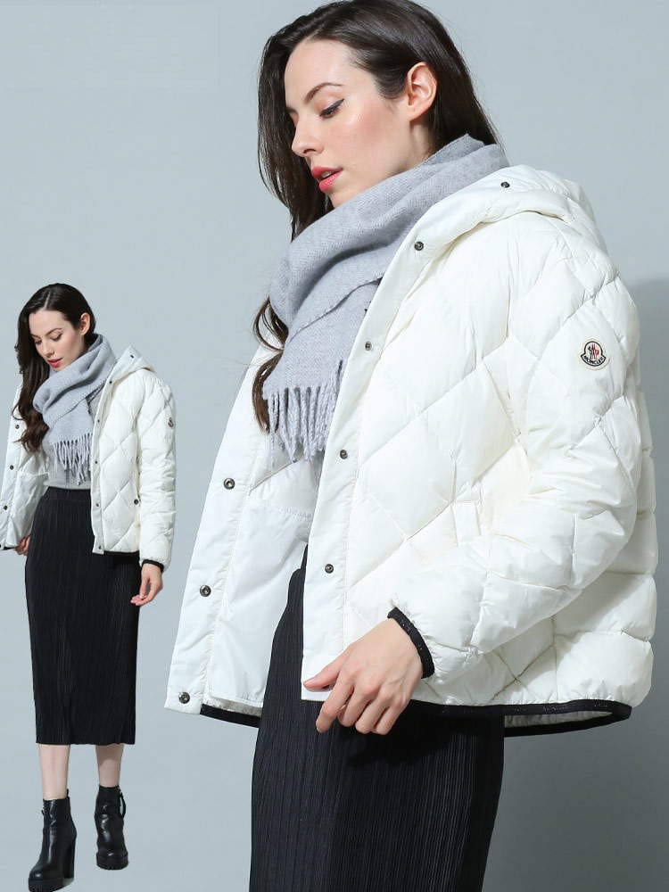 MONCLER (モンクレール) キルティング フード ダウンジャケット Arvouin MCLARVOUIN2 ブランド