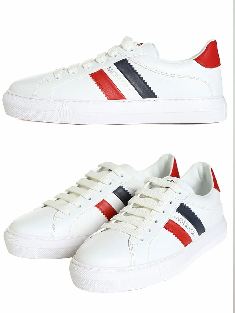 MONCLER (モンクレール) トリコロール ローカットスニーカー ARIEL 
