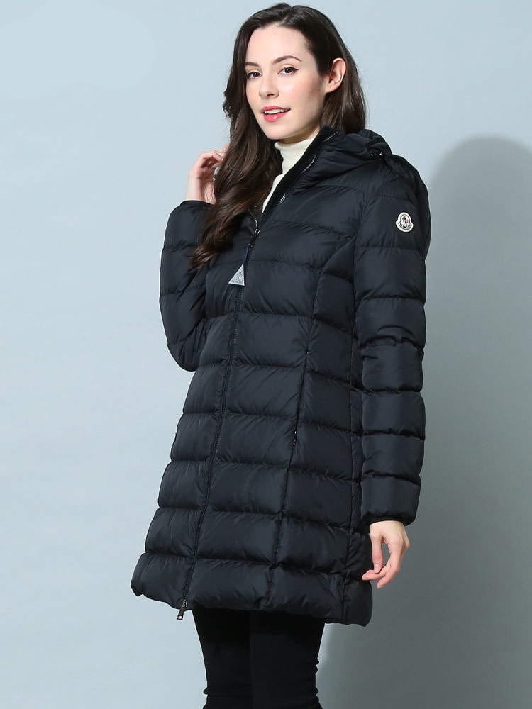 MONCLER (モンクレール) フード着脱 フルジップ ロング ダウンジャケット GIE MCLGIE2