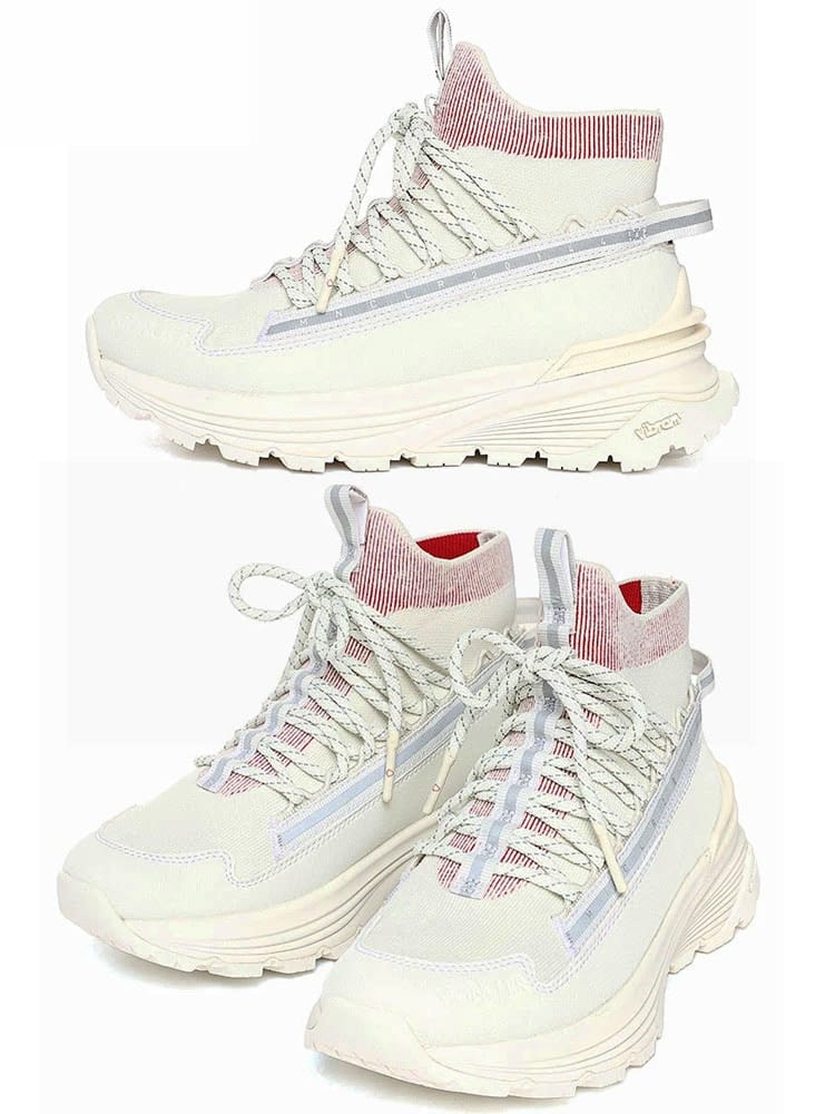 モンクレール レディース スニーカー MONCLER ブランド ハイカットスニーカー シューズ 靴 スポーツ ニットアッパー Monte Runner MCL4M00140M2056