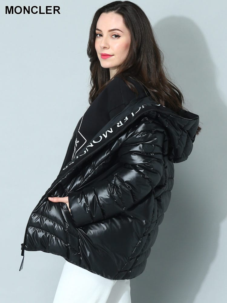MONCLER (モンクレール) ロゴ フルジップ ダウンジャケット Narlay MCLNARLAY3レディース ブランド