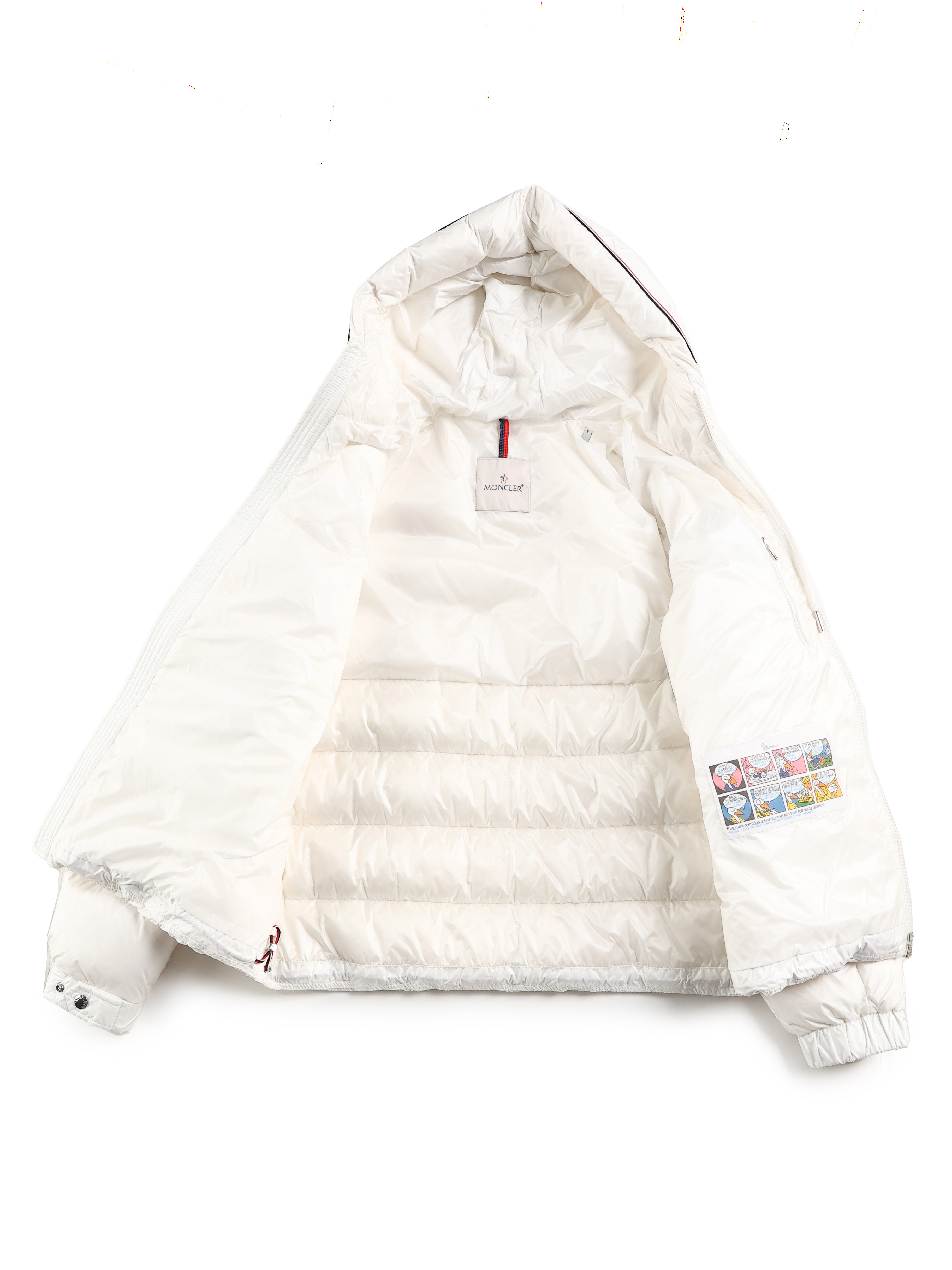 MONCLER (モンクレール) ロゴフード フルジップ ダウンジャケット ...