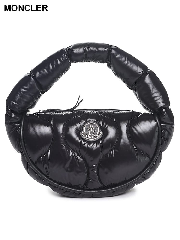 MONCLER (モンクレール) ナイロンラケ キルティング ハンドバッグ 