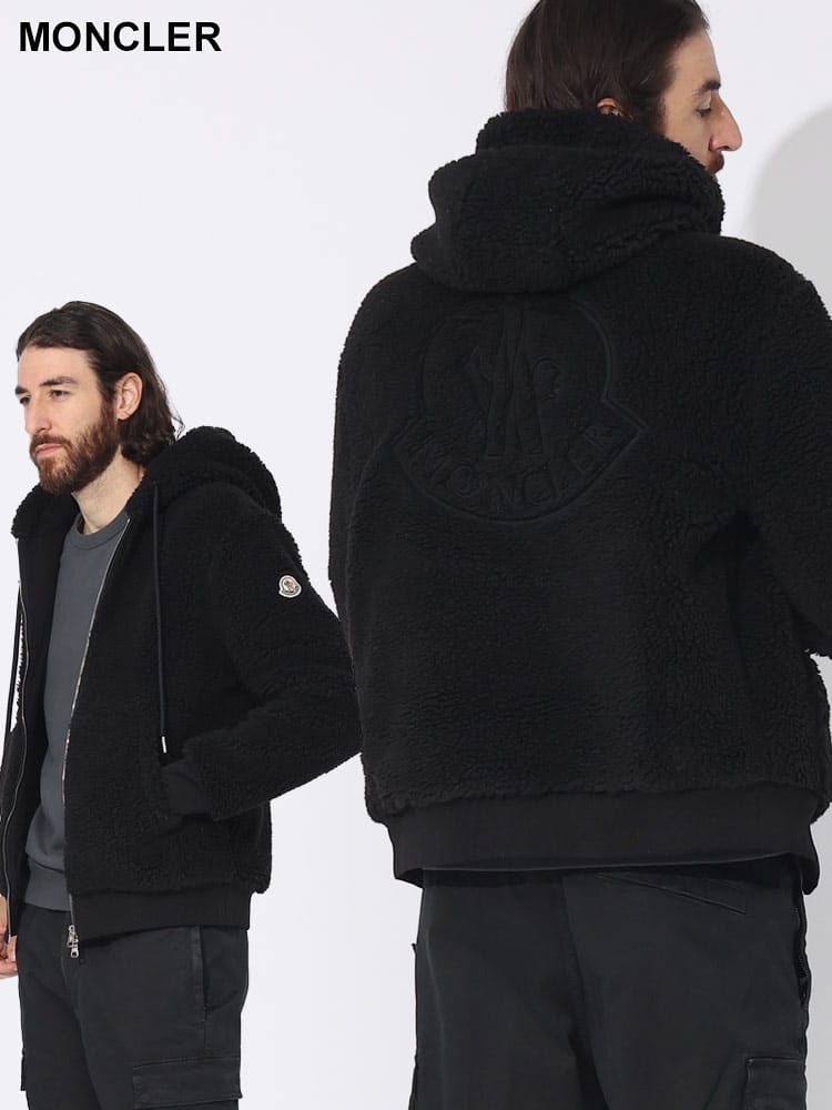 MONCLER (モンクレール) テディフリース フルジップ パーカー MC8G0002389A5V ブランド メンズ 男性 アウター