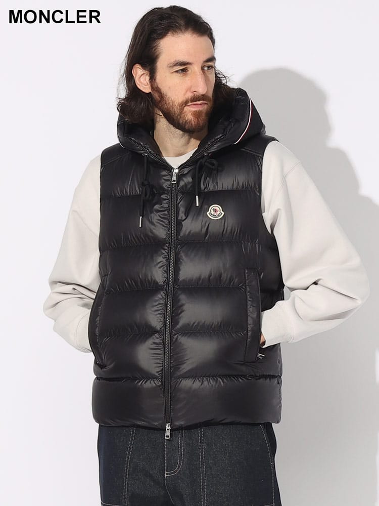 MONCLER (モンクレール) トリコロールトリミング フルジップ ダウン 