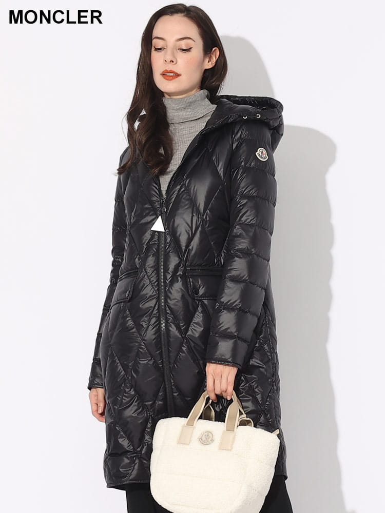 MONCLER (モンクレール) ダイヤキルト フルジップ ダウンコート MCLSERILONG3 ブランド レディース アウター