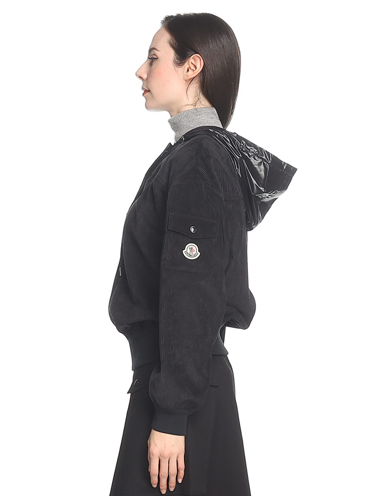 MONCLER (モンクレール) コーデュロイ ハーフボタン プルオーバー パーカー MCL2F000085964B ブ【サカゼン公式通販】