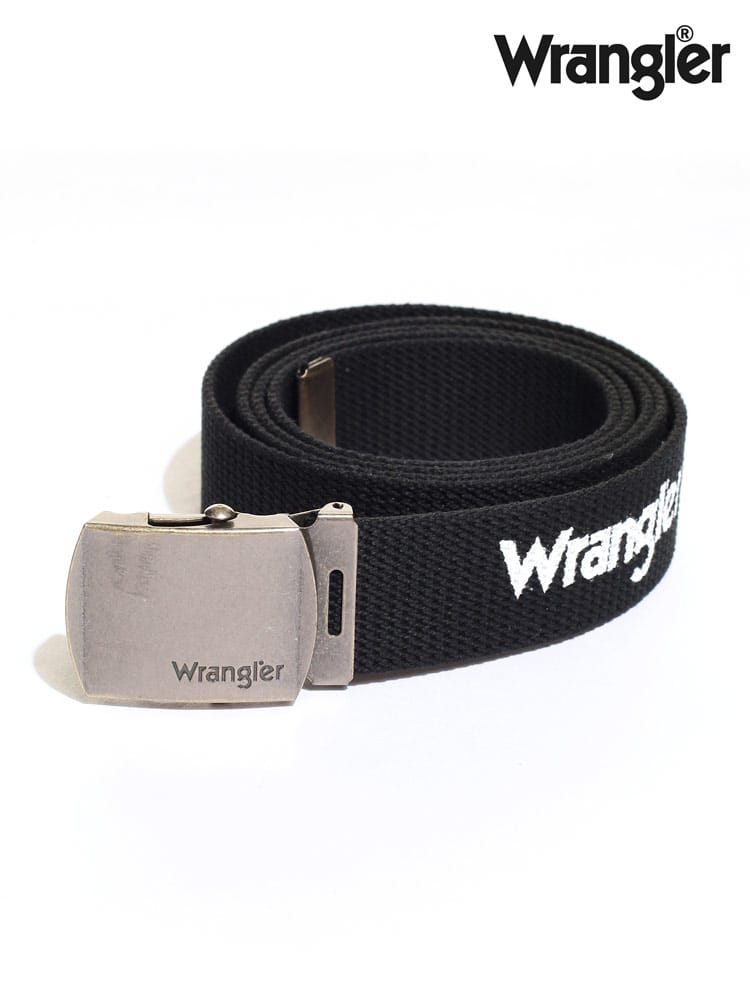 大きいサイズ メンズ wrangler (ラングラー) ロゴプリント 無段階 ガチャベルト