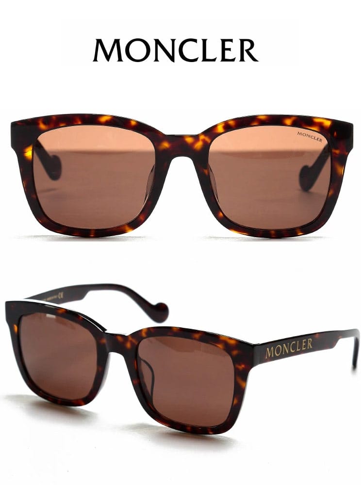 MONCLER (モンクレール) ウェリントン ロゴ サングラス MC0113K52J ブランド