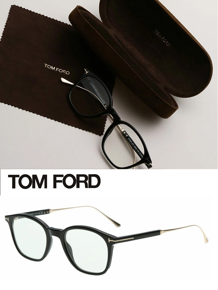 トムフォード メンズ TOM FORD Tライン スクエア ウェリントン オプティカル フレーム ブランド 眼鏡 伊達メガネ アイウェア TFOP5484001