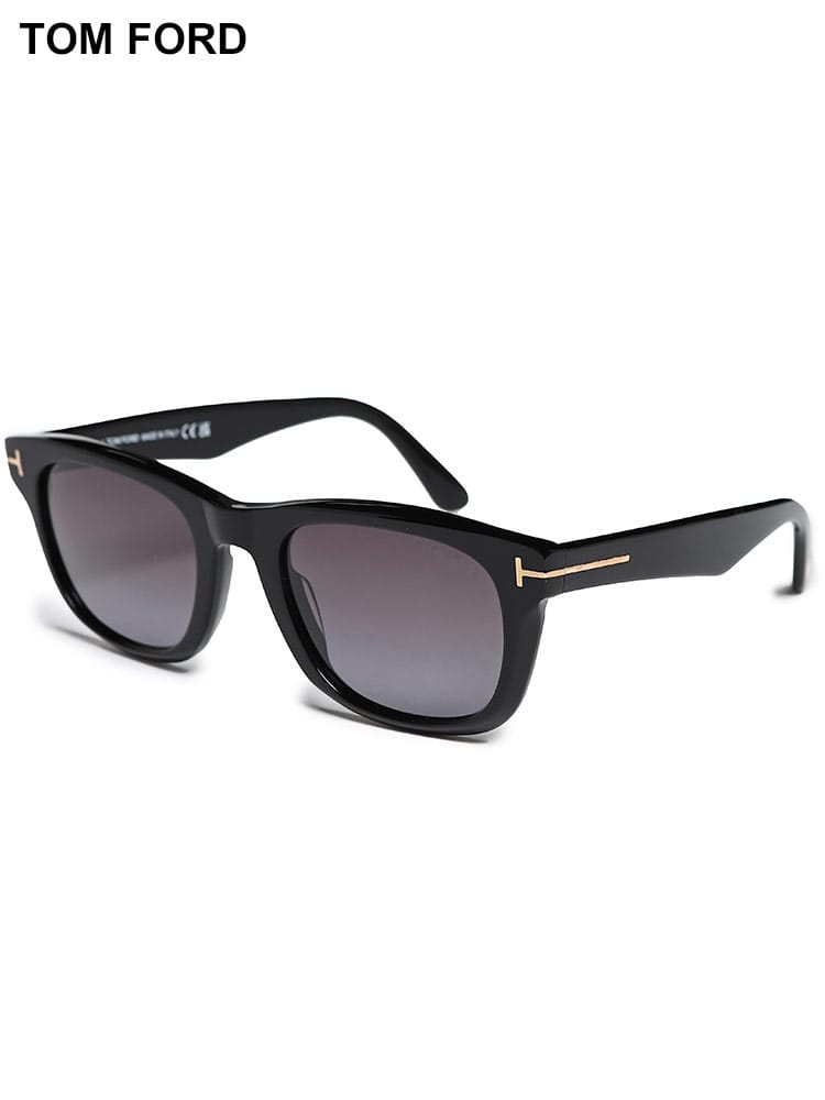 TOM FORD (トムフォード) Tライン カラーレンズ ウェリントン サングラス メンズ