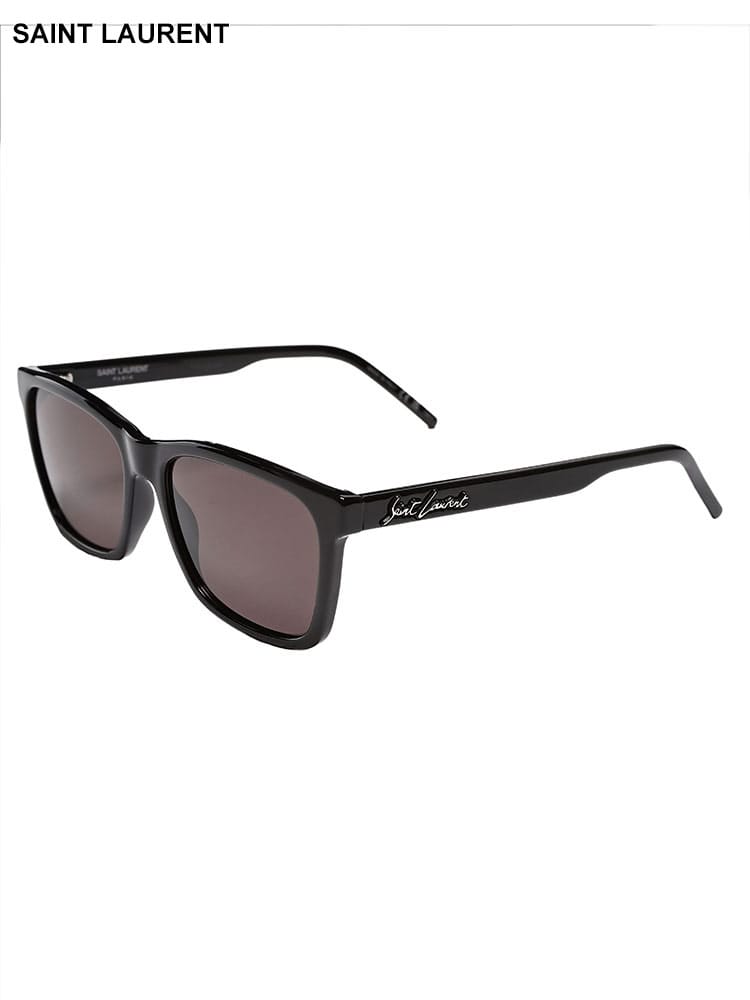 Saint Laurent (サンローラン) ロゴ ウェリントン サングラス SL318001 メンズ