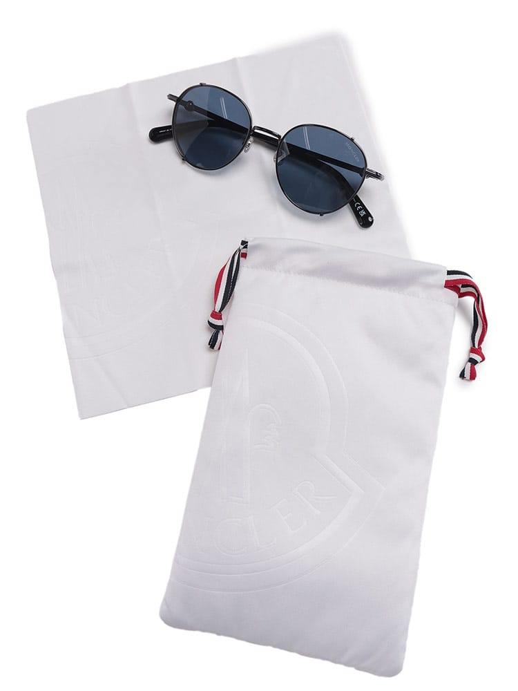MONCLER (モンクレール) ボストン メタルフレーム サングラス メンズ 