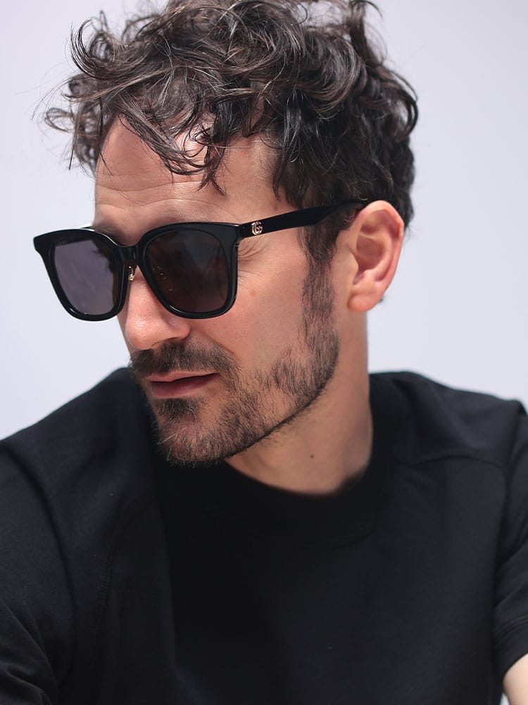 GUCCI (グッチ) ウェリントンタイプ サングラス メンズ