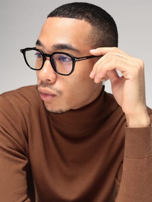 TOM FORD (トムフォード) ウェリントン オプティカル クリアレンズ 
