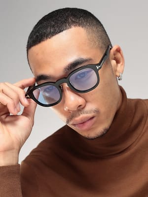 【無料ギフトラッピング対象品】 TOM FORD (トムフォード) ウェリントン オプティカル クリアレンズ 伊達メガネ サングラス アイウェア 眼鏡 TF6019DB001 メンズ