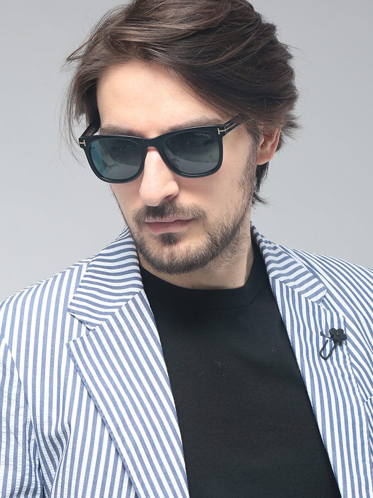 TOM FORD (トムフォード) メンズ サングラス ウェリントン アイウェア TF109901N