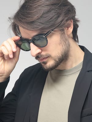 TOM FORD (トムフォード) メンズ サングラス ウェリントン アイウェア TF118001N