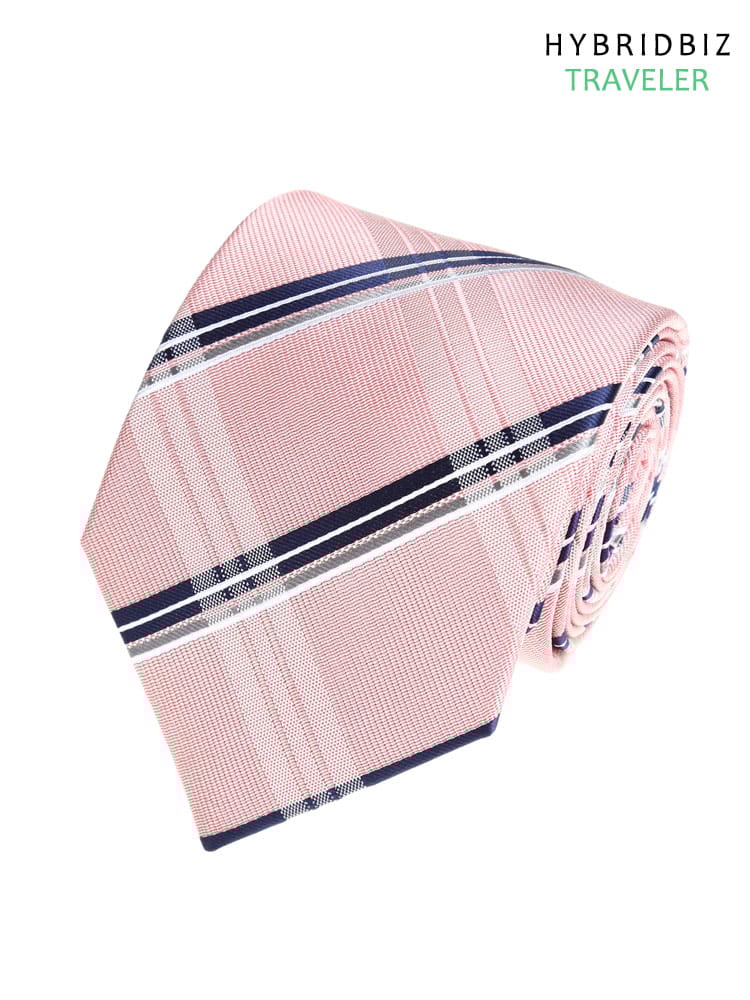 大きいサイズ メンズ HYBRIDBIZ ウォッシャブル 撥水 抗ウイルス 形態安定 クロスクリーナー チェック 柄 ロングサイズ ネクタイ