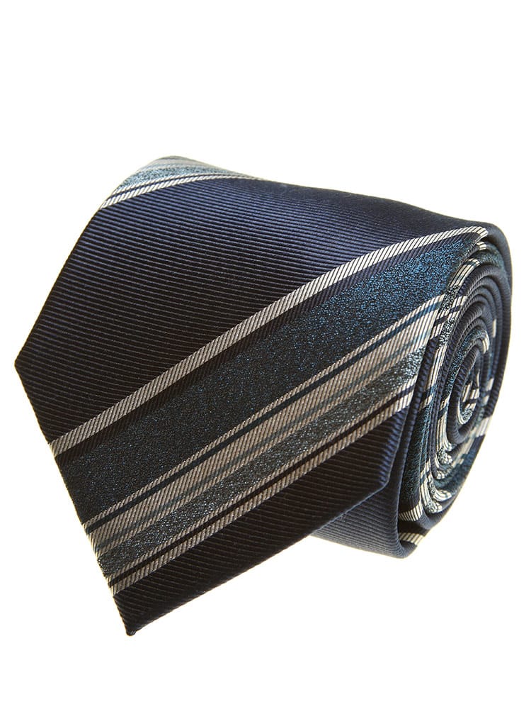 在庫処分 返品交換不可 SARTORIA DEL GROSSO (サルトリアデルグロッソ) シルク100％ ストライプ ネクタイ