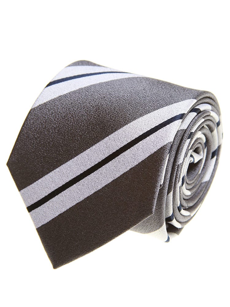 在庫処分 返品交換不可 SARTORIA DEL GROSSO (サルトリアデルグロッソ) シルク100％ ストライプ ネクタイ