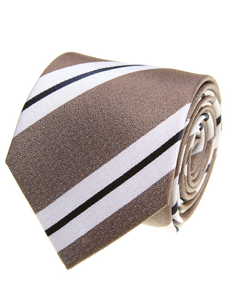 在庫処分 返品交換不可 SARTORIA DEL GROSSO (サルトリアデルグロッソ) シルク100％ ストライプ ネクタイ