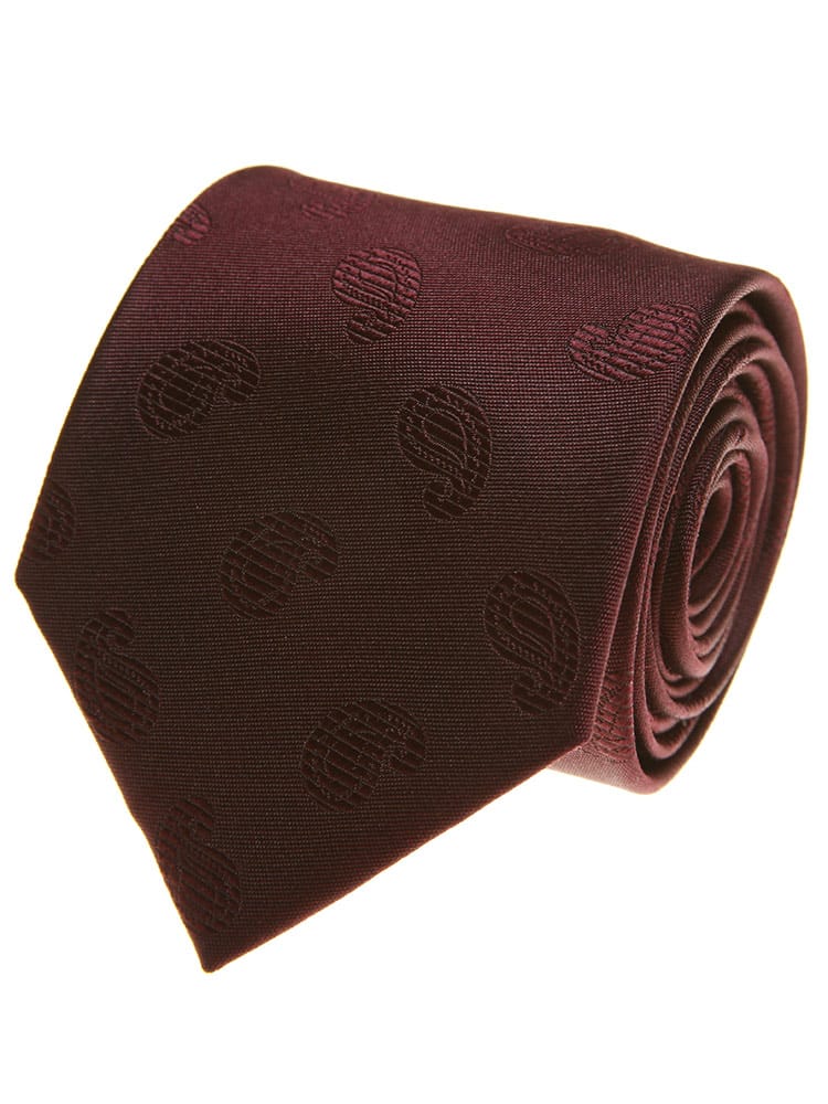 在庫処分 返品交換不可 SARTORIA DEL GROSSO (サルトリアデルグロッソ) シルク100％ ペイズリー ネクタイ