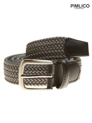 WEB限定 大きいサイズ メンズ PIMLICO (ピムリコ） 本革 牛革 選べる ゴム メッシュベルト 130cm