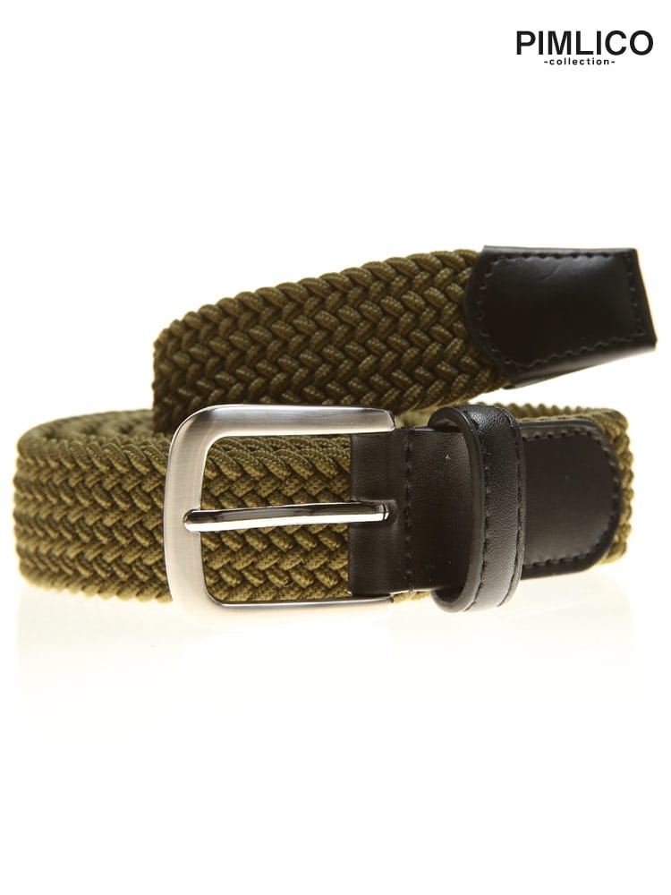 WEB限定 大きいサイズ メンズ PIMLICO (ピムリコ) 選べる ゴム メッシュベルト 130cm