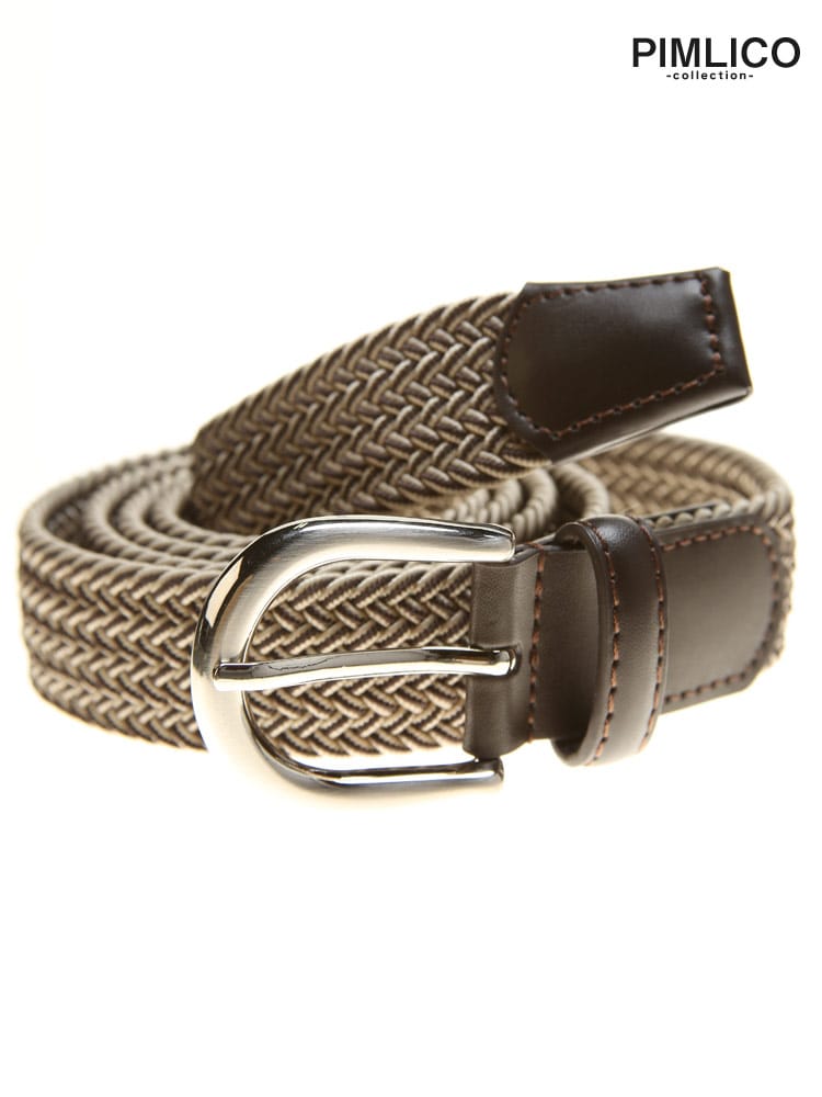 WEB限定 大きいサイズ メンズ PIMLICO (ピムリコ) 選べる ゴム メッシュベルト 130cm
