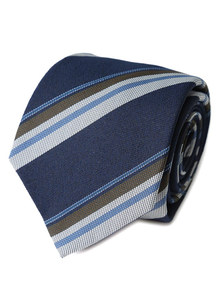 HYBRIDBIZ ハイブリッドビズ ウォッシャブル 撥水 形態安定 ストライプ ネクタイ