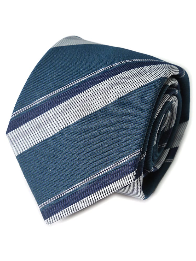 HYBRIDBIZ ハイブリッドビズ ウォッシャブル 撥水 形態安定 ストライプ ネクタイ