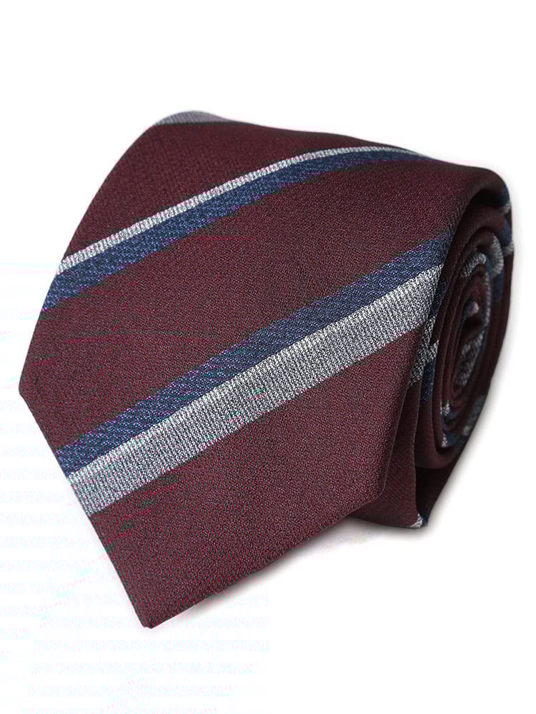 大きいサイズ メンズ HYBRIDBIZ ハイブリッドビズ ウォッシャブル 撥水 形態安定 ストライプ ネクタイ