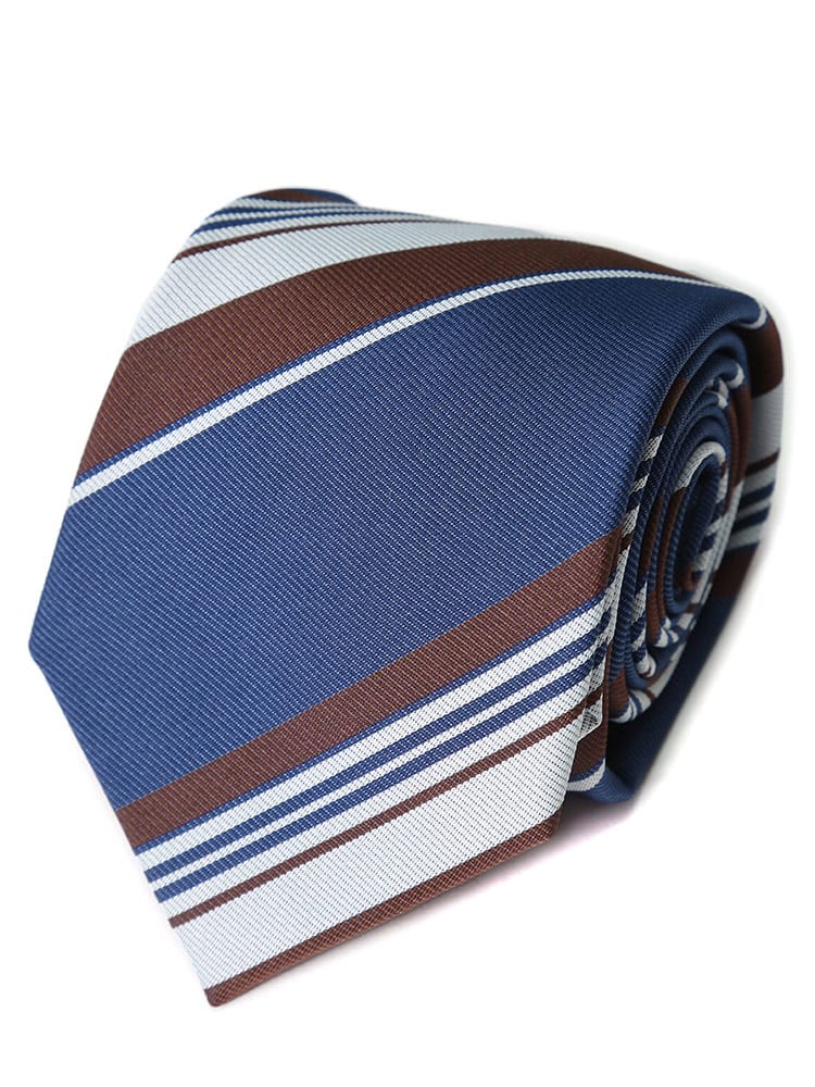 大きいサイズ メンズ HYBRIDBIZ ハイブリッドビズ ウォッシャブル 撥水 形態安定 ストライプ ネクタイ