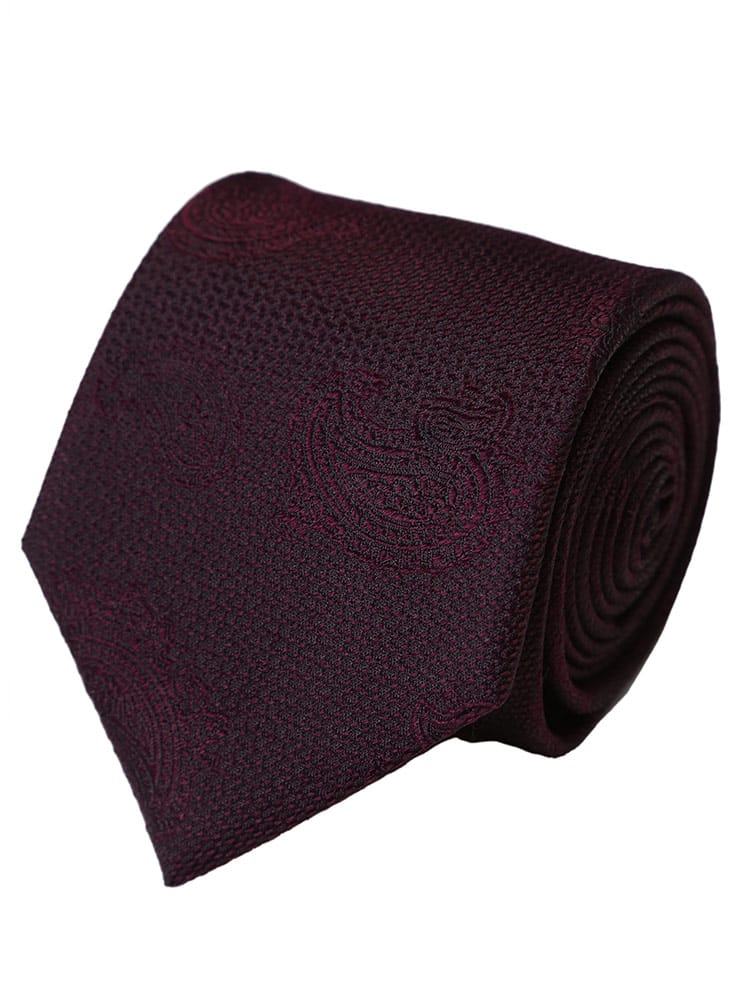 SARTORIA DEL GROSSO (サルトリアデルグロッソ) シルク100％ デザイン 無地 ネクタイ